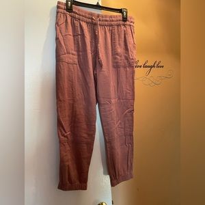 Calvin Klein linen joggers - never worn